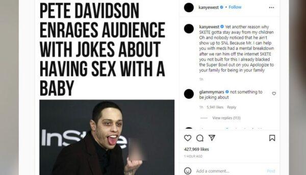 Pete Davidson Baby Joke