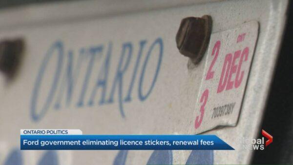 Ontario Licence Plate Sticker Refunds