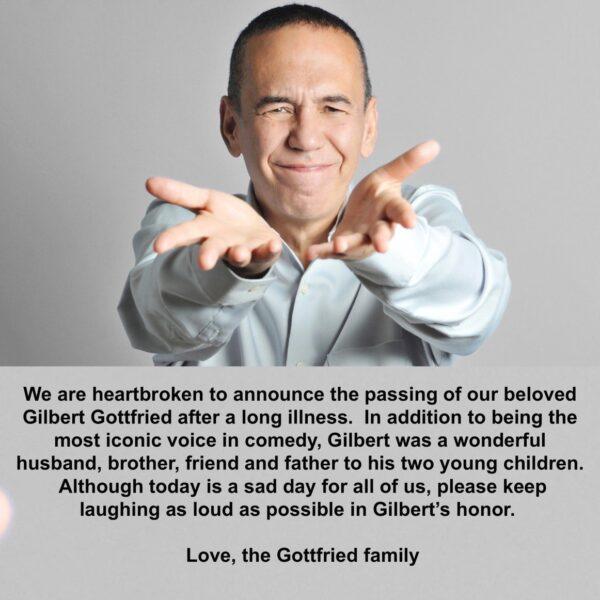 Gilbert Gottfried Sick