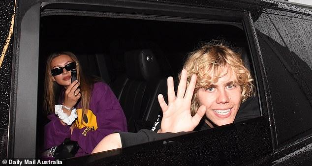 The Kid Laroi Touches Down In Sydney With Girlfriend Katarina Deme