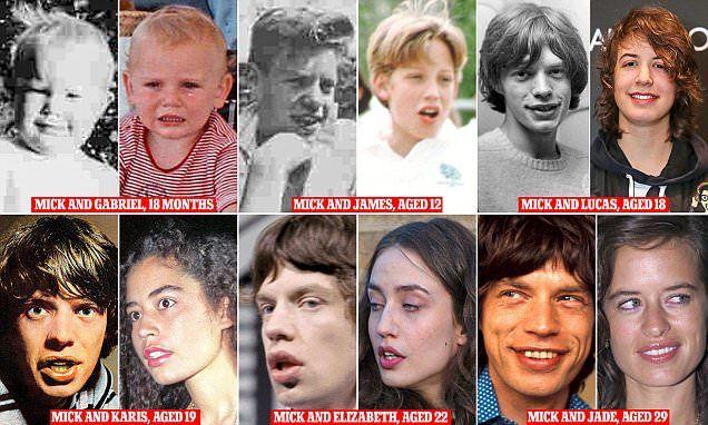 Mick Jagger Children