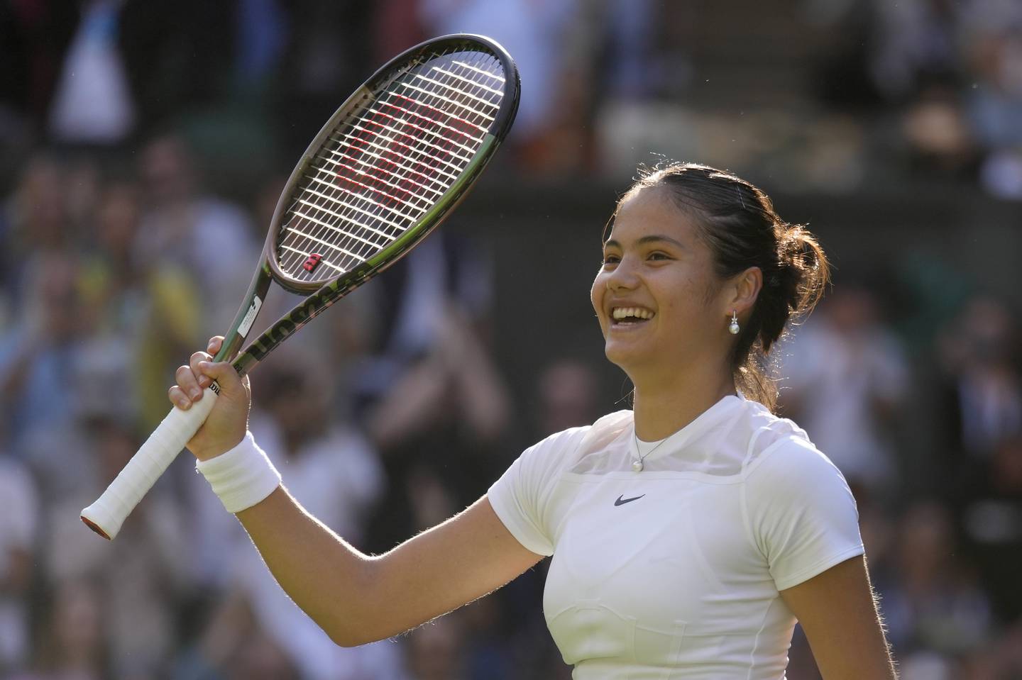 Emma Raducanu Earrings Wimbledon 2022