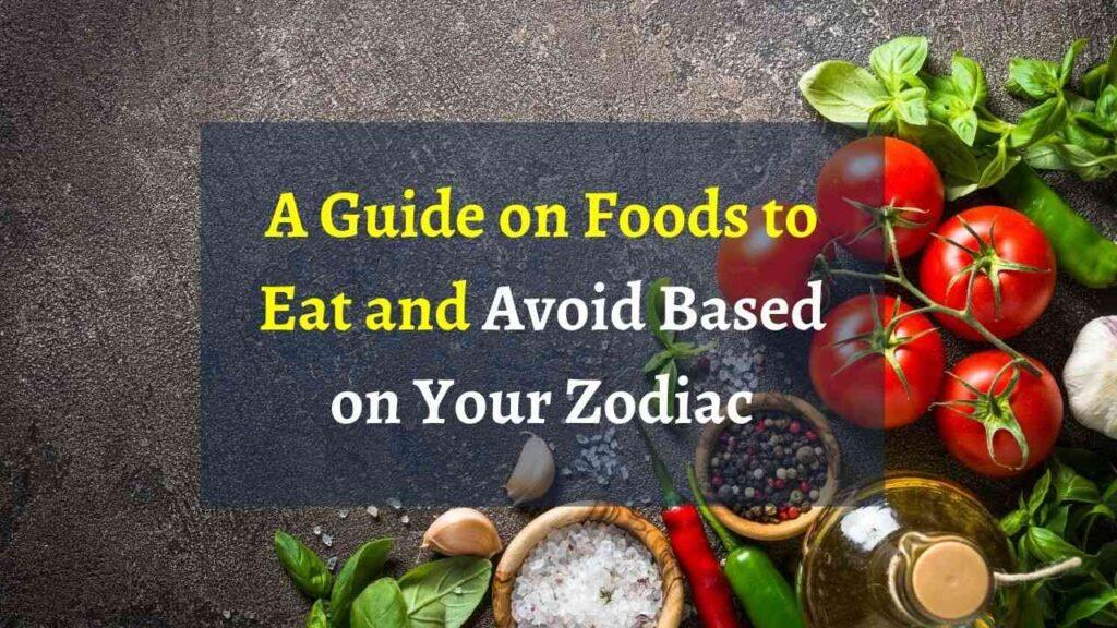 Zodiac Diet Cancer
