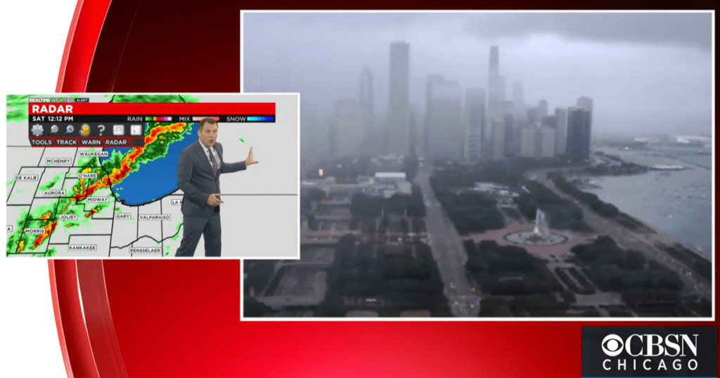 Chicago Weather Tornado Warning