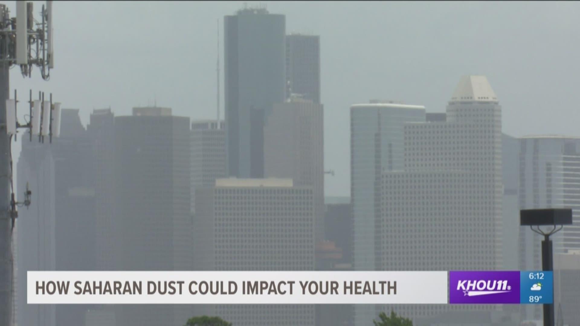 Saharan Dust Houston Allergies