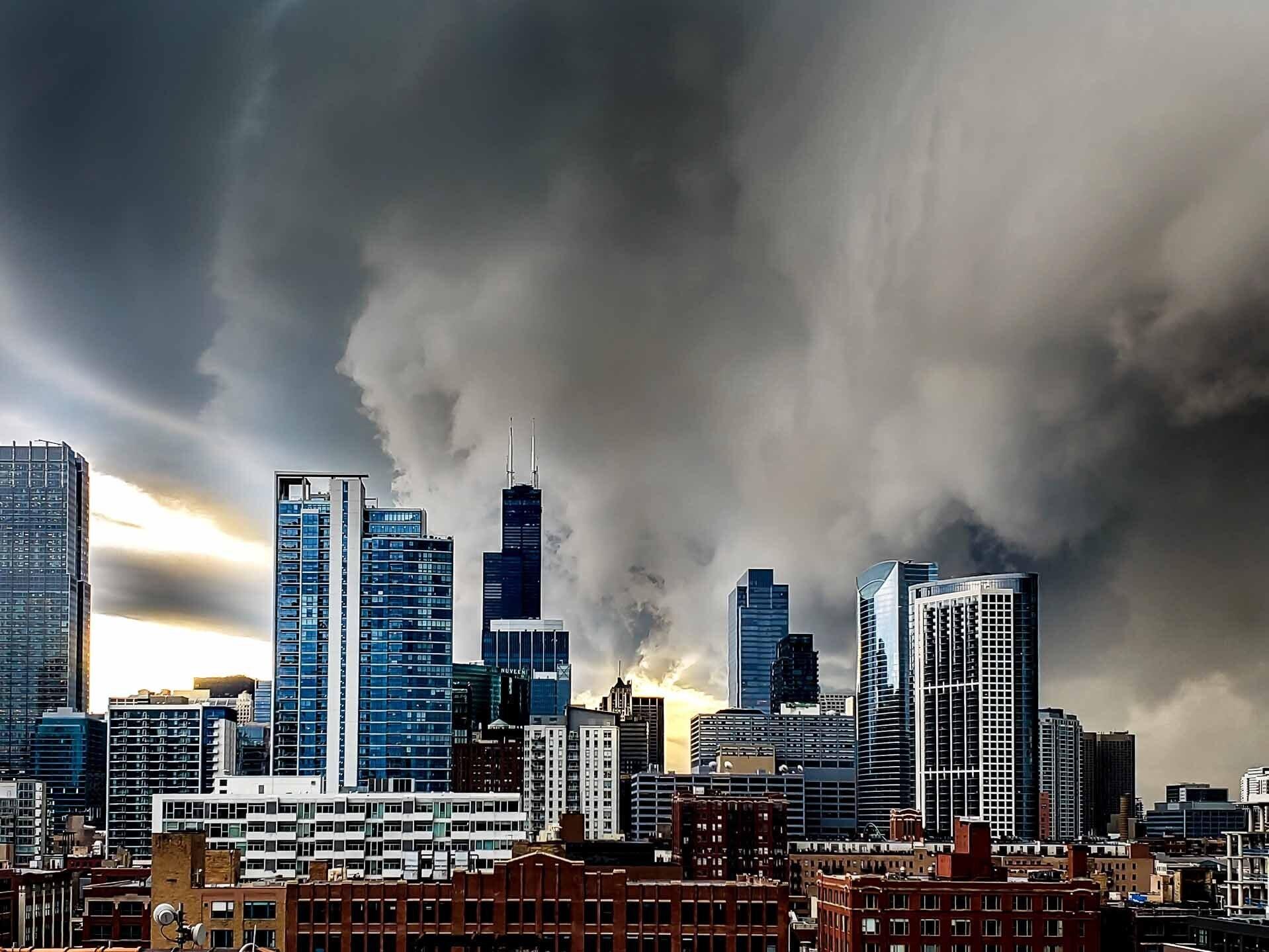 Chicago Weather Tornado Warning