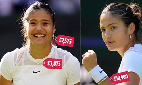 Emma Raducanu Earrings Wimbledon 2022