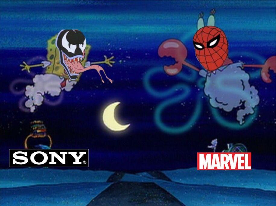 Venom Dunking On Spiderman Meme