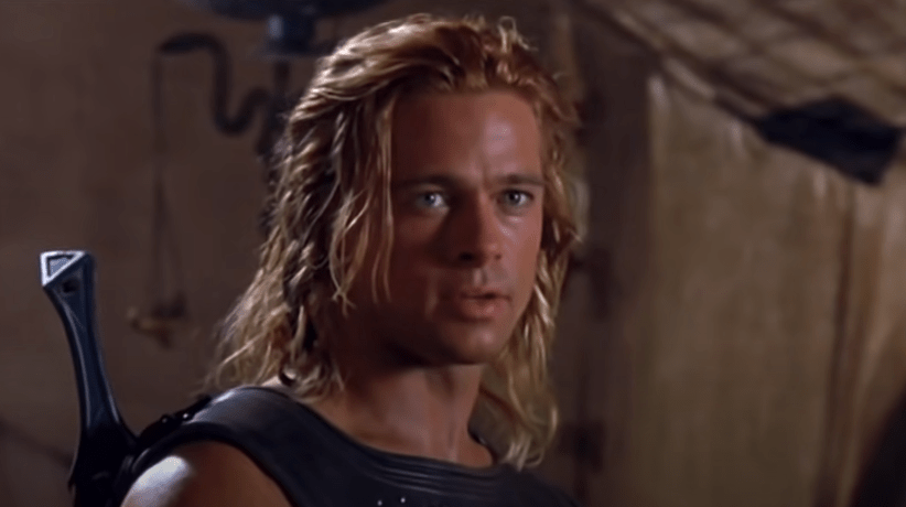 How Old Was Brad Pitt In Troy
