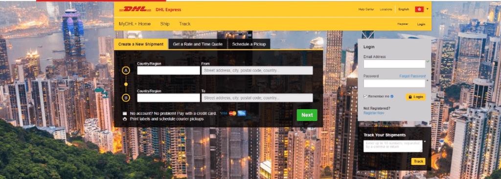 Mydhl.com Live Chat
