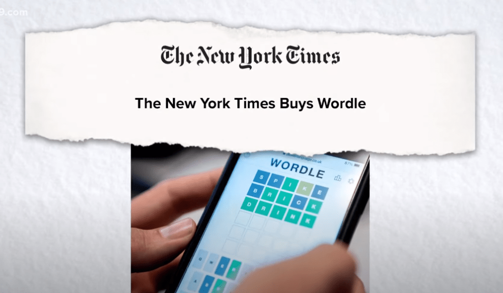 Wordle Sold To New York Times
