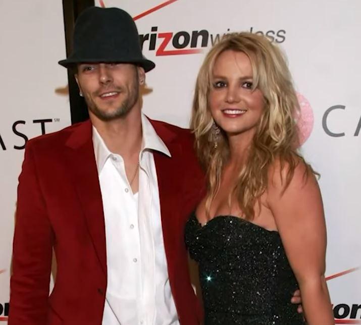 Kevin Federline and Britney Spears